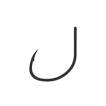 Mustad Curved Wide Gap Dry Fly Hook, 1X Strong, 2X Short, Forged, Straight Titanx 2 25PK CW58SAP-TX-2-25H
